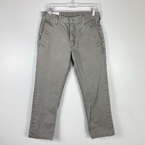⭐️ Levis Jeans Mens 30x30 Olive Green Straight Leg Chino Pants Preppy